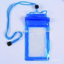 custom mobile phone pvc waterproof drawstring bag